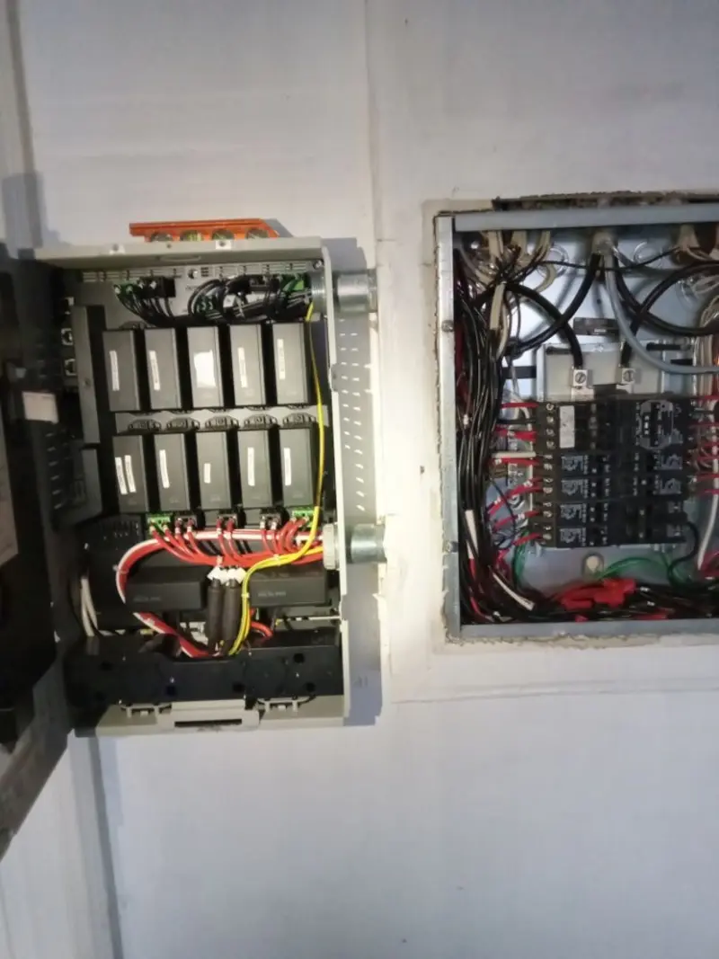 Electrical panel upgrade completed for Security Camera Wiring in West Springfield Town